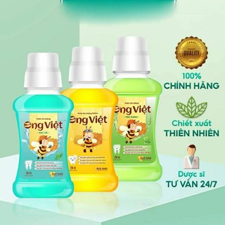 Nước súc miệng ong việt trà xanh mát lạnh chai 500ml