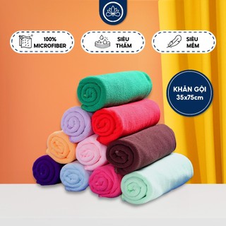 Khăn gội đầu spa 35x75cm 100% microfiber cao cấp mềm mịn,chuyên dụng khách sạn, spa, resort