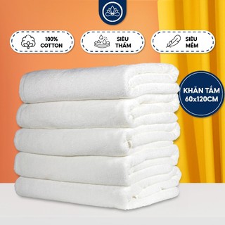 Khăn tắm khách sạn 60x120cm, 100% cotton cao cấp mềm mịn,chuyên dụng khách sạn, spa, resort