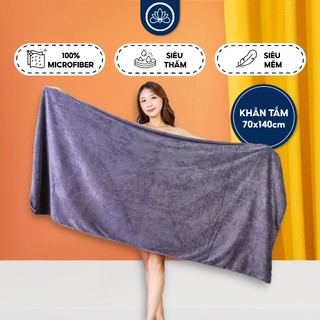 Khăn tắm Spa 70x140cm, 100% MICROFIBER Cao Cấp Mềm Mịn,Chuyên Dụng Khách Sạn, Spa, Resort