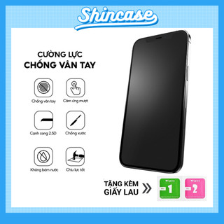 Kính Cường Lực iPhone 9D Chống Vân Tay, CNT, 21D, KK 4D Full Màn - iP 6/6s/7/8/Plus/X/XS/XR/11/12/13/14/15/Pro/Max/Mini