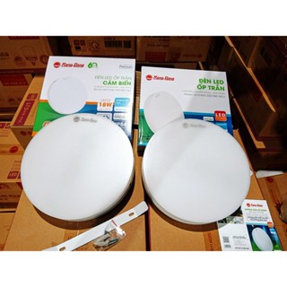 Đèn LED Ốp trần Tròn cảm biến chuyển động cảm biến ánh sáng Rạng Đông 18W LN12.RAD 220/18W(HL)
