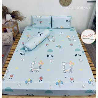 Ga chống thấm cho bé chính hãng PT, drap chống thấm chất thun lụa Organic cao cấp mềm mịn mát