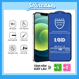 Kính Cường Lực iPhone 10D Cao Cấp, Baiko, Tự Dán, CNT Full Màn - iP 6/6s/7/8/Plus/X/XS/XR/11/12/13/14/15/Pro/Max/Mini