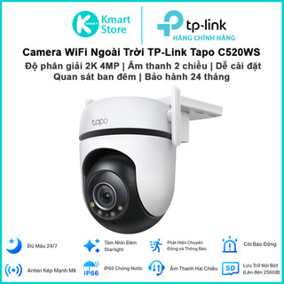Camera ai wifi an ninh ngoài trời tp-link tapo c520ws | 2k 4mp , đàm thoại 2 chiều , chống nước ip66 - bảo hành 24 tháng