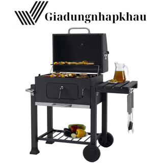 Bếp Nướng Than Hoa Ngoài Trời TEPRO, Lò Nướng BBQ, Bếp Nướng Ngoài Trời, Nhập Đức, BH 12 Tháng, giadungMàu