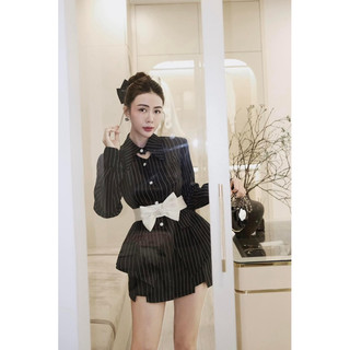Set kẻ đai nơ 𝐋𝐀𝐑𝐈𝐒𝐀 𝐒𝐄𝐓  𝐀𝐒𝐇𝐘𝐋𝐄𝐘