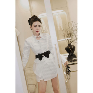 Set kẻ đai nơ 𝐋𝐀𝐑𝐈𝐒𝐀 𝐒𝐄𝐓  𝐀𝐒𝐇𝐘𝐋𝐄𝐘