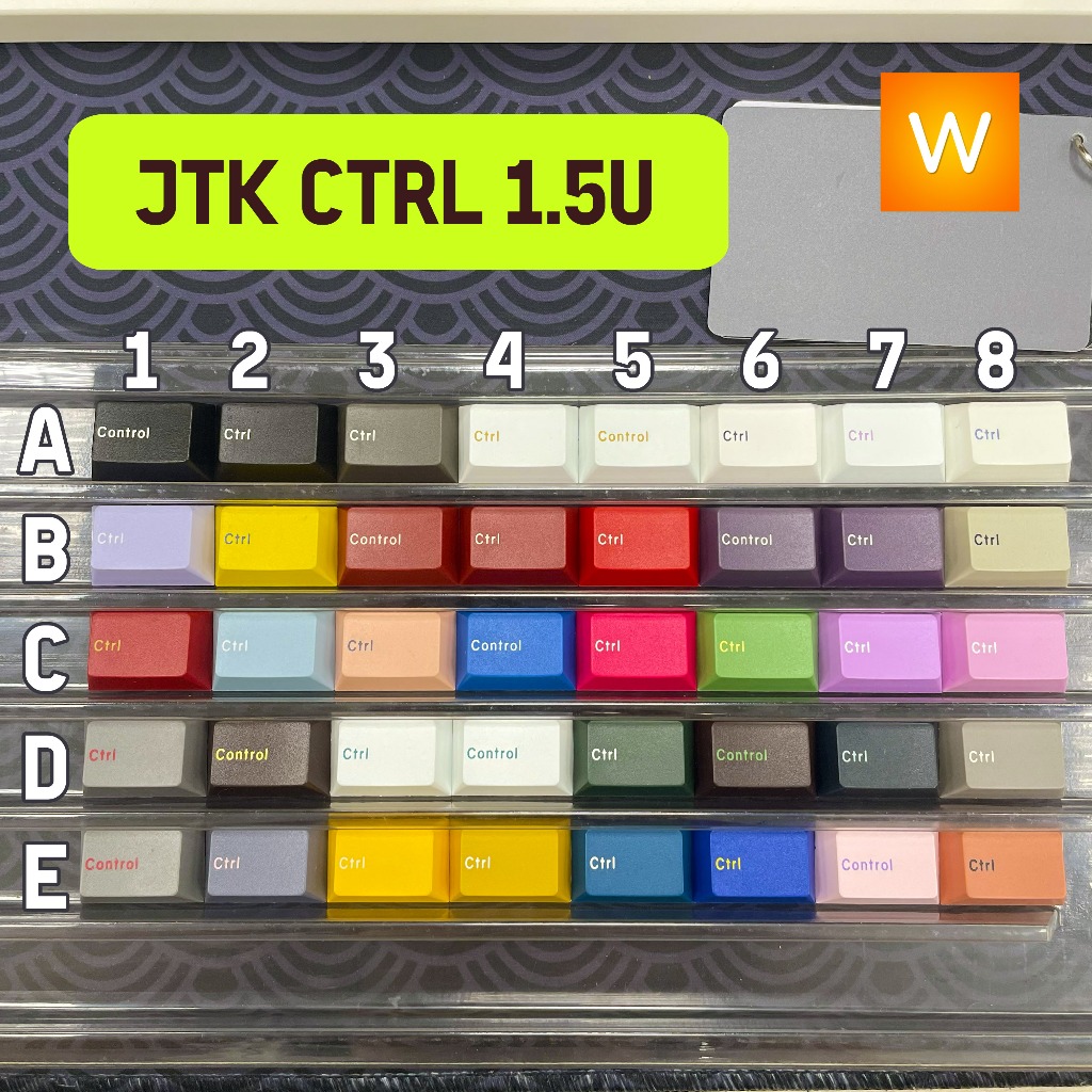 JTK Keycap Mod - Nút lẻ Ctrl Control 1.5u Row 4 - JTK Grab