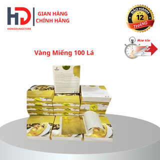 Combo 100 miếng mặt nạ vàng lá 24k nguyên chất