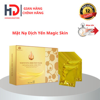  MẶT NẠ Ủ TRẮNG DỊCH YẾN Magic Skin 👍 Whitening Bird Nest Mask 👍 CHUẨN SPA ✔ CHÍNH HÃNG ⏺ Hộp 12 gói 