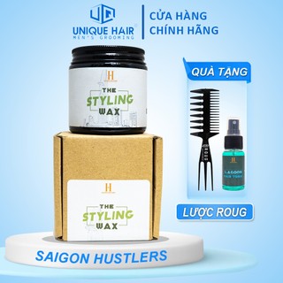 Sáp vuốt tóc nam saigon hustlers styling wax 110gr - new 2024 - chính hãng + quà tặng