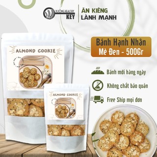 Bánh hạnh nhân mè đen Healthy Key - bánh hạt ngũ cốc ăn kiêng Eatclean
