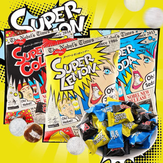 Kẹo siêu chua 3 vị Super Lemon Cola Soda Nhật Bản kẹo siêu chua thế giới