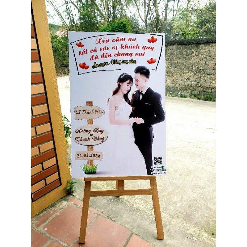 bảng wellcome  cưới , bảng tin cưới. ( thiết kế theo yêu cầu)