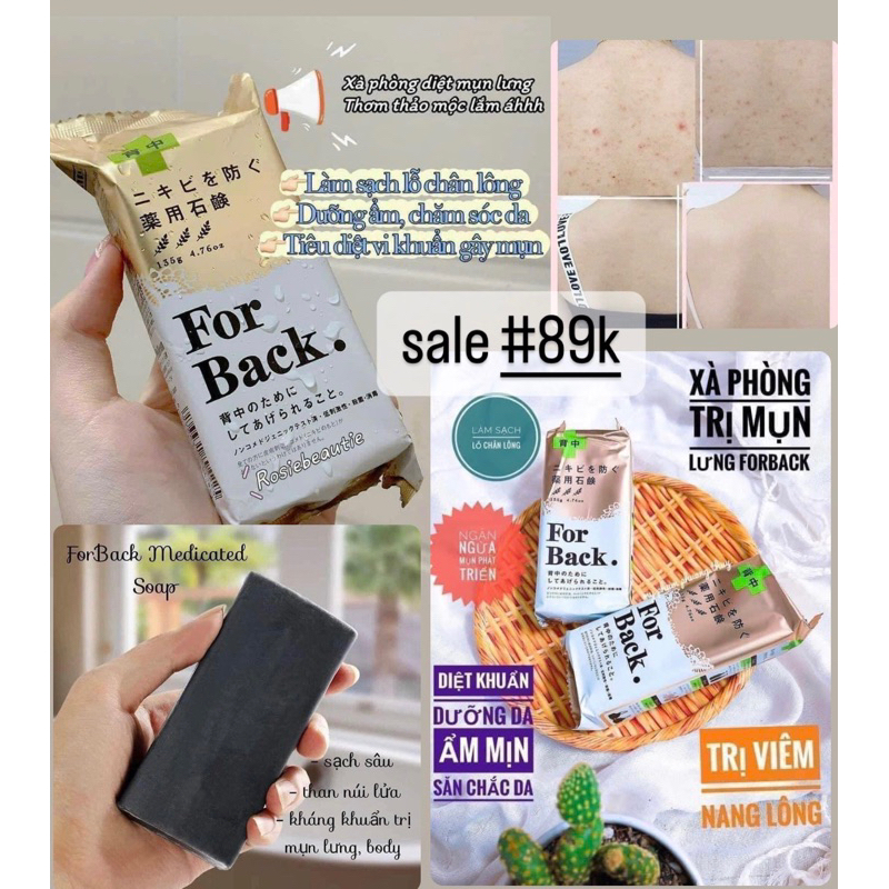 XÀ PHÒNG GIẢM MỤN LƯNG  FOR BACK