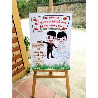 bảng wellcome  cưới , bảng tin cưới. ( thiết kế theo yêu cầu)