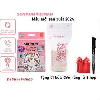 [Tặng 01 bút/ đơn từ 2 hộp ] Túi trữ sữa Sunmum Thái Lan Mẫu mới
