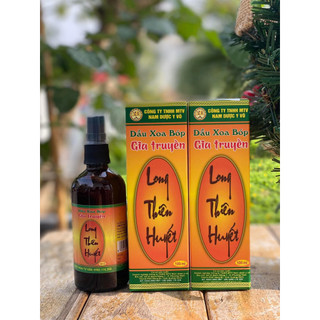 Dầu xoa bóp gia truyền, long thiên huyết, dầu xoa bóp Y Võ, chai 100ml