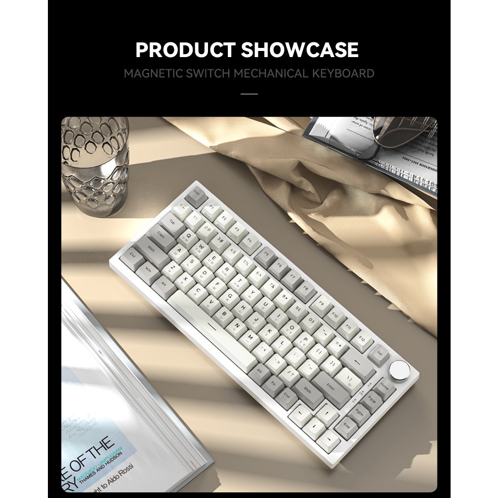 Bàn Phím Cơ K85 Chuyên GAME LED RGB Magnetic Switch Từ Tính, Tùy Chỉnh Lực Ấn Qua App, Hotswap | BigBuy360 - bigbuy360.vn