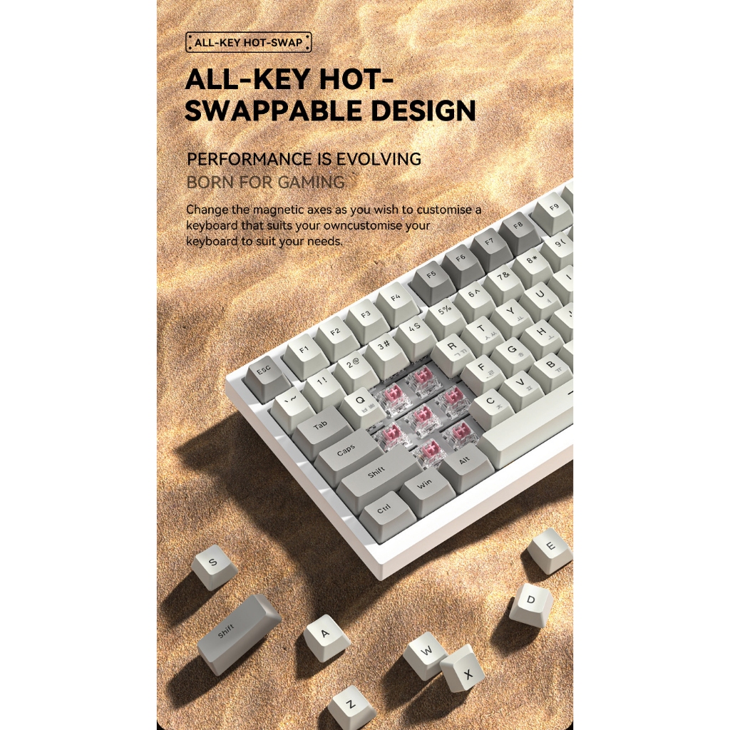 Bàn Phím Cơ K85 Chuyên GAME LED RGB Magnetic Switch Từ Tính, Tùy Chỉnh Lực Ấn Qua App, Hotswap | BigBuy360 - bigbuy360.vn