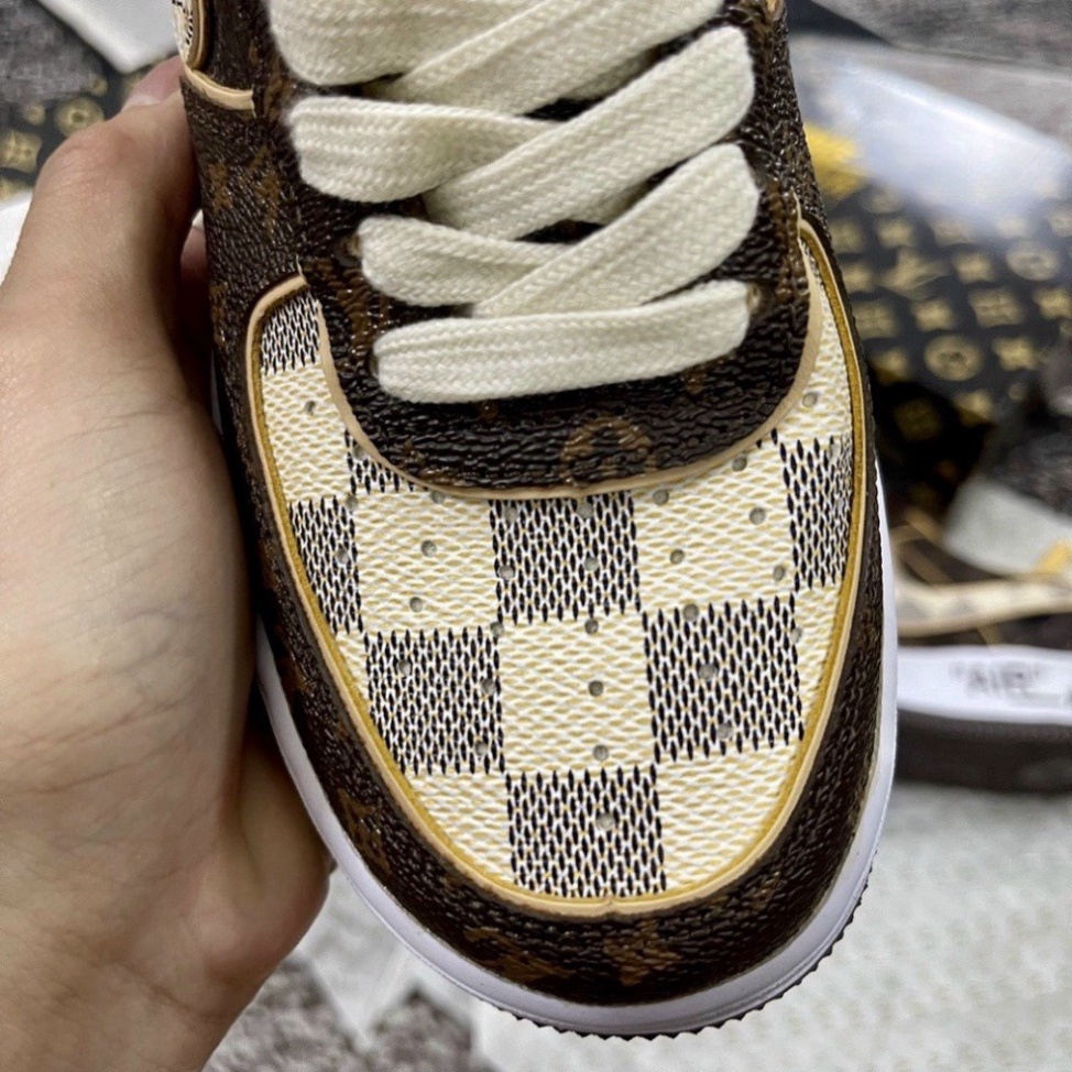 Giày LV-Phiên Bản Màu Nâu, Đen, Trắng Nam Nữ Thể Thao Thời Trang Hàng Cao Cấp Full Box