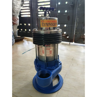 Bơm chìm 1.5hp , chân kiềng hút bùn, họng ống 60