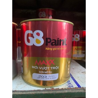 Sơn mờ pu gỗ cao cấp g8 203 1kg