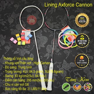 Vợt cầu lông Lining Axforce cannon / Bladex Spiral / Tectonic 1