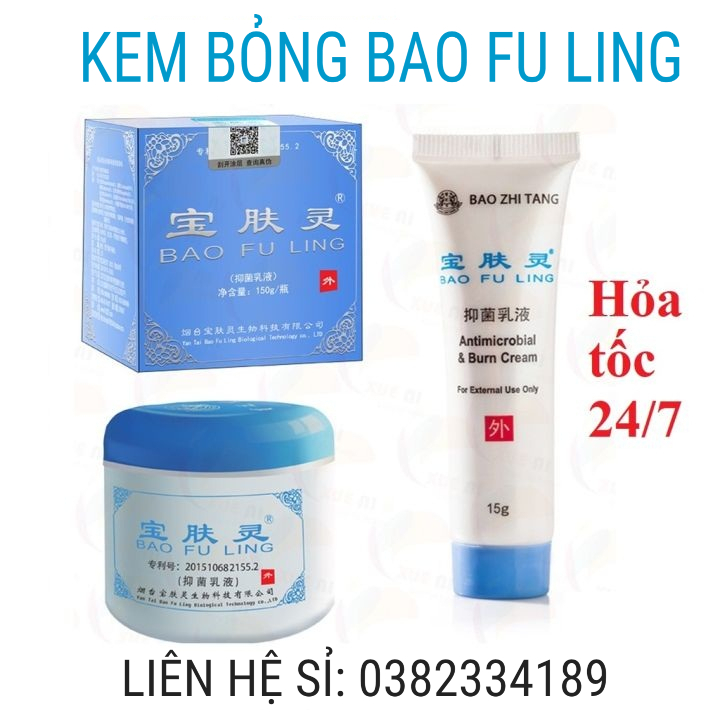 Kem Bỏng, Mụn, Trứng Cá Bao Fu Ling ( Bảo Phú Linh) Hàng Nội Địa Chất Lượng Cao