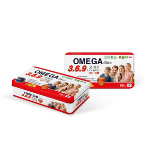 Hộp sắt 60 viên omega 3.6.9 olive đạt tiêu chuẩn hàn quốc
