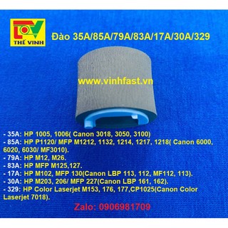 Đào 35A/85A/79A/83A/17A/30A/329, HP 1005 1006 1102 1212 1132 102 227 CP1025,- Canon 3050 6000 6030