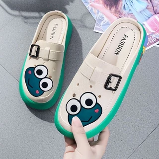 DTX-039-Giày lỗ Bao Đầu nữ 2024 đế dày mùa hè 5 màu Dép Shoes