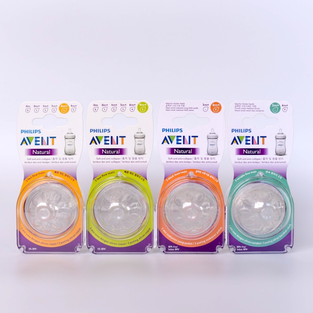02 Núm ti thay bình sữa AVENT Natural