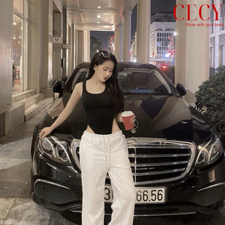 (SẴN S M) Áo bodysuit khoét eo cao