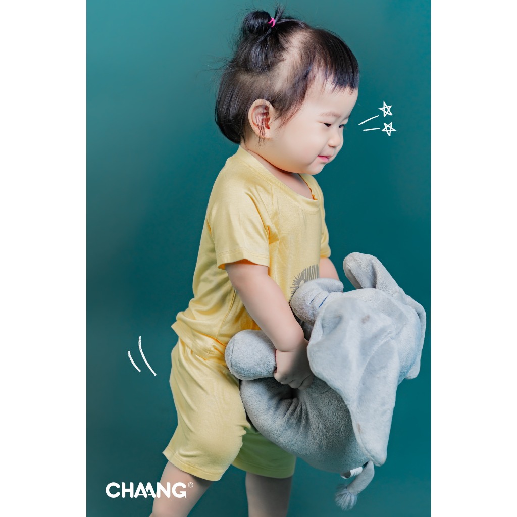 [SIÊU SALE] Bộ áo cộc tay raglan/cài vai quần đùi Tigger Chaang