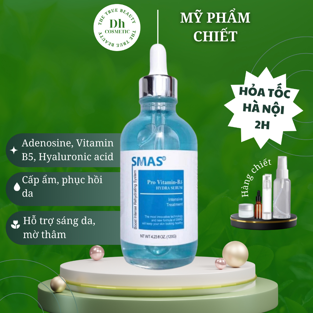 Serum B5 SMAS Cấp Ẩm Phục Hồi Da - SMAS Pro Vitamin B5 Hydra 120ml - DHcosmetic