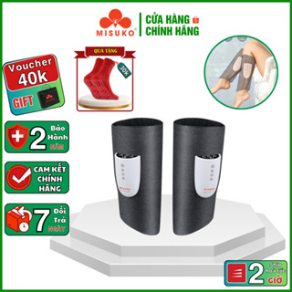 Máy massage bắp chân MISUKO F-701 [ BẢO HÀNH 24 THÁNG], matxa xung điện, masage xung điện, rung cao tần, nhiệt trị liệu
