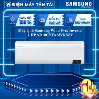 Ar10cyfaawknsv - miễn phí công lắp đặt - máy lạnh samsung wind-free inverter 1 hp ar10cyfaawknsv