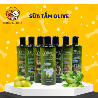 Sữa Tắm Cho Chó Mèo Olive Essence Dưỡng Lông Khử Mùi Chai 450ml Sữa Tắm Cho Chó - Sữa Tắm Cho Mèo Mềm Mượt Lông