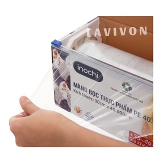 HỎA TỐC ĐÀ LẠT- Màng bọc thực phẩm PE inochi. Kèm dao cắt tiện dụng, Pe cao cấp k độc hại. màng thực phẩm nhiều size