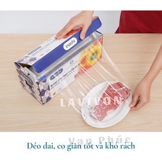 HỎA TỐC ĐÀ LẠT- Màng bọc thực phẩm PE inochi. Kèm dao cắt tiện dụng, Pe cao cấp k độc hại. màng thực phẩm nhiều size