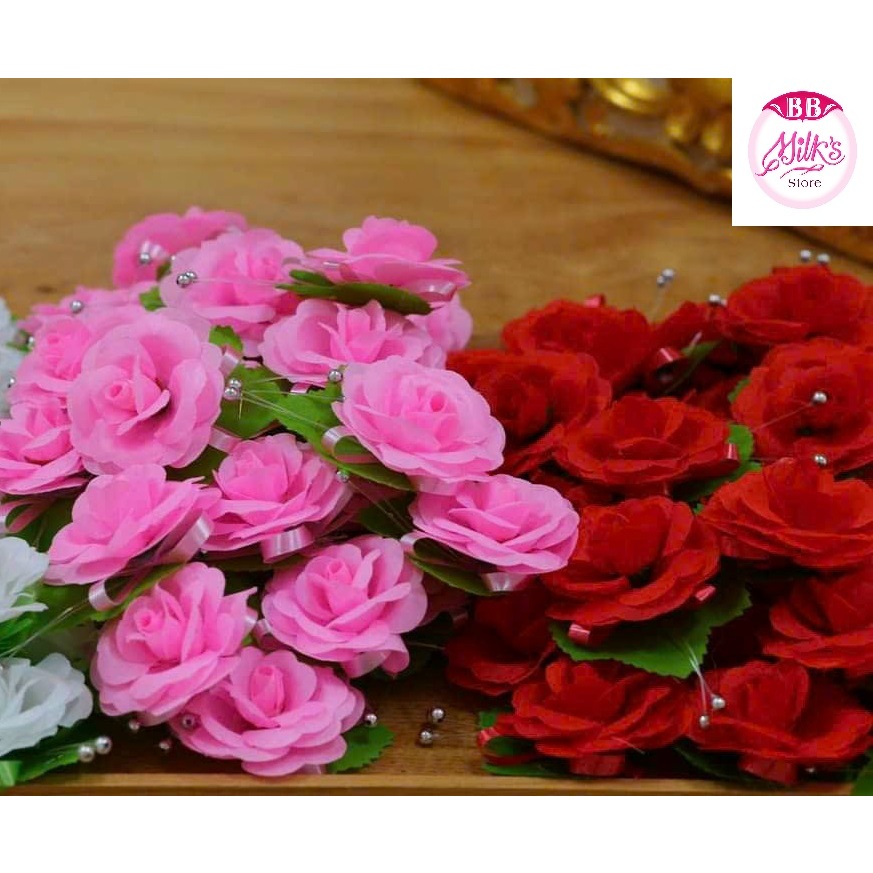 50 HOA CÀI ÁO ĐÁM CƯỚI / VU LAN / LỄ TIỆC - HÀNG CAO CẤP (SẴN GHIM CÀI)