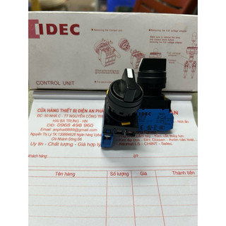 Yw1s-3e20 idec công tắc xoay 2, 3 vị trí 45° 2no