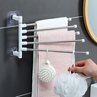  Giá treo khăn mặt nhà tắm dán tường chất liệu nhôm không gian cao cấp tặng kèm keo dán ốc vít 