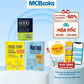 Sách - combo sách học tiếng anh qua sơ đồ tư duy + ứng dụng siêu trí nhớ 6000 từ vựng tiếng anh