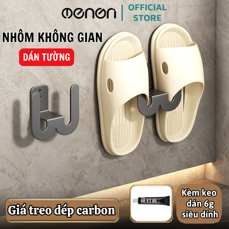Kệ Để Giày Dép Treo Tường, Giá Treo Giày Dép Nhôm Hàng Không Dán Tường Cao Cấp OENEN