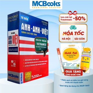 Sách - Từ điển Anh-Anh-Việt dành cho học sinh (Tái bản 2020) - MCBooks