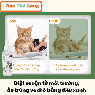 Xịt ve xịt ve rận cho chó mèo - Đảo Thú Cưng
