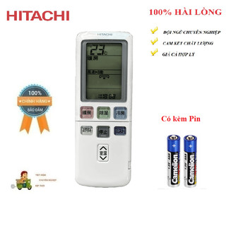 Remote Điều khiển điều hòa Hitachi nội địa Nhật bãi Hàng chính hãng Hitachi tặng PIN